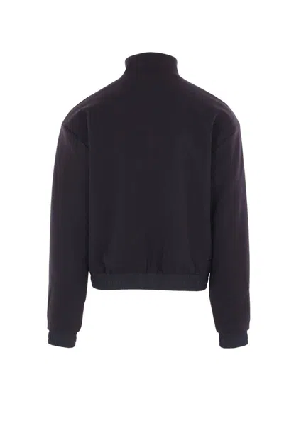 Amiri Logo-embroidered Zip-up Sweatshirt In Gray