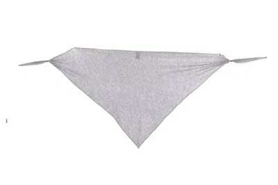 Brunello Cucinelli Monile Embellished Scarf In Gray