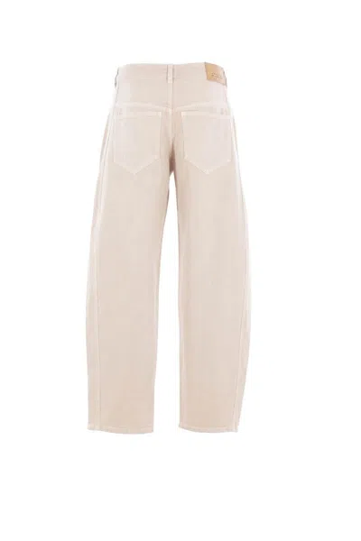 Isabel Marant Oriane Barrel Leg Jeans In Neutral