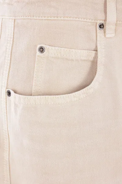 Isabel Marant Oriane Barrel Leg Jeans In Neutral