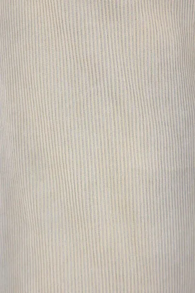 Prada Corduroy Jeans In Gray