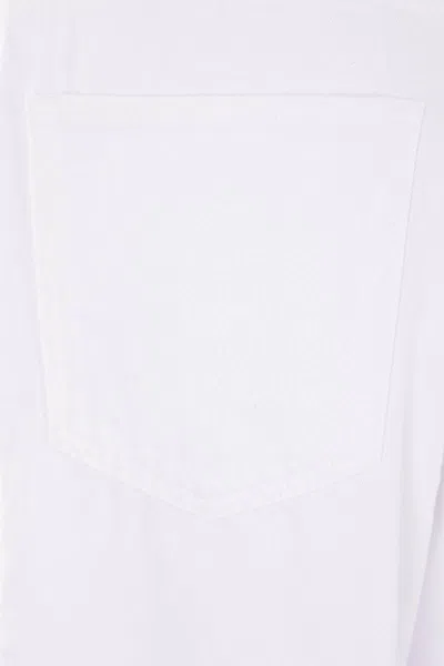 Rohe White Signature Baggy Fit Jeans In White