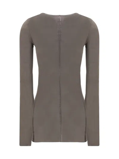 Rick Owens Cotton Crew Neck Slim Fit Jersey