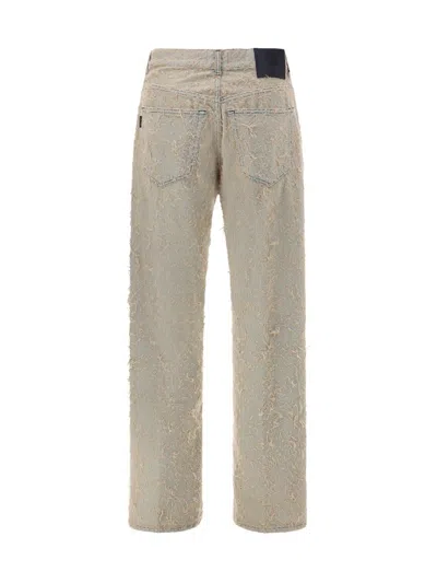 Haikure Pilling Effect Cotton Jeans In Neutral
