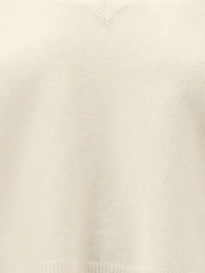 Rick Owens Tommy Sweater In Alpaca In Neutral