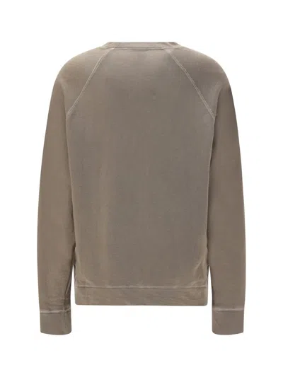 James Perse Cotton Long Sleeve Jersey In Brown