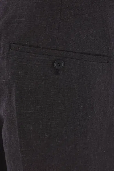 Balenciaga Logo-embroidered Trousers In Black