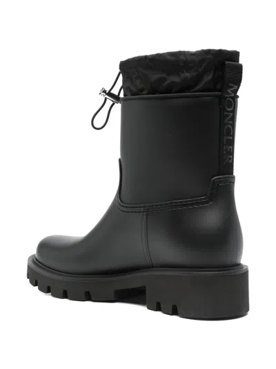 Moncler Kickstream Rubber Wellington Ankle Boots
