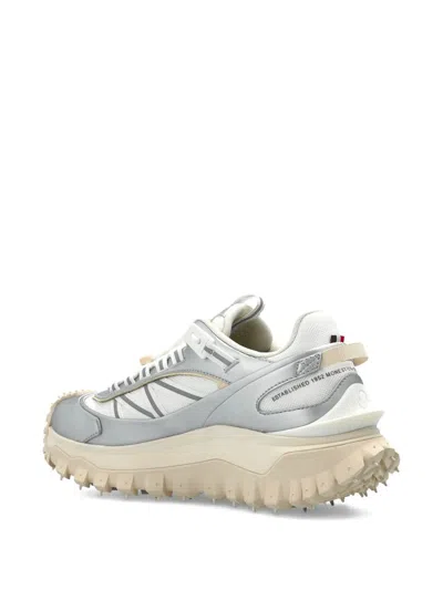 Moncler Leather Trailgrip Gtx Sneakers In White