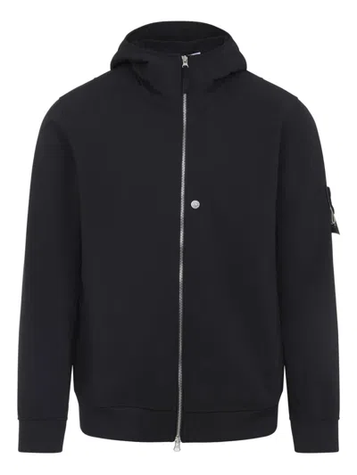 Stone Island Soft Shell Jacket In Black
