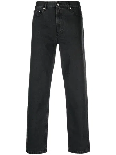 Apc A.p.c. Mens Martin Stonewashed Black Denim Jeans