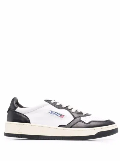 Autry Classic White Leather Sneakers In Multi