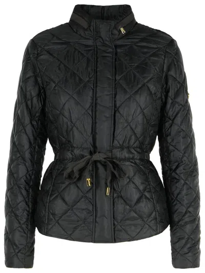 Michael Kors Black Polyester Down Jacket In Black