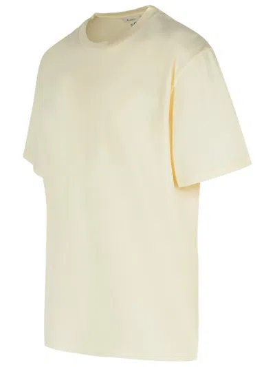 Jw Anderson Off-white Cotton T-shirt In Nude