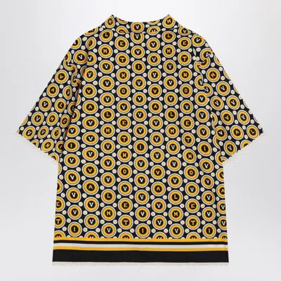 Valentino Bowling Shirt With Bulles Royales Print