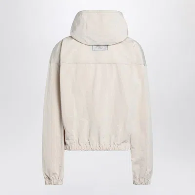 Jacquemus Hooded Drawstring Jacket Zip Pocket In Purple