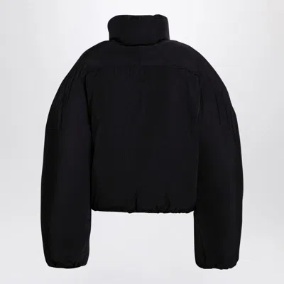 Jacquemus La Doudoune Courte Caraco Bomber Jacket In Black