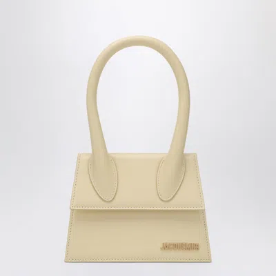 Jacquemus Le Chiquito Moyen Leather Handbag In Neutral
