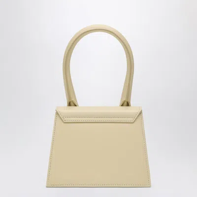 Jacquemus Le Chiquito Moyen Leather Handbag In Neutral