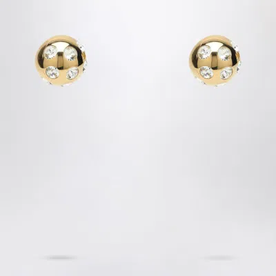 Jacquemus Rond Carré Earrings In Gold