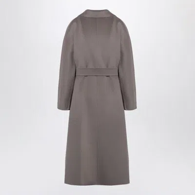 's Max Mara Grey Midi Coat In Drap
