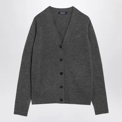 's Max Mara Grey Wool Cardigan
