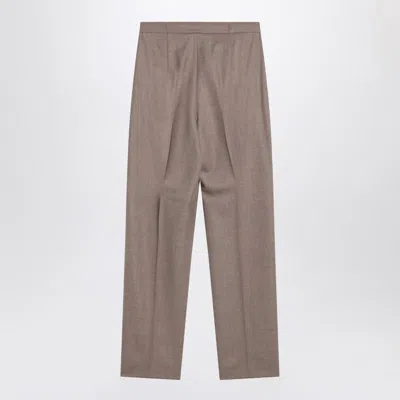 Max Mara Dove Grey Cashmere Trousers
