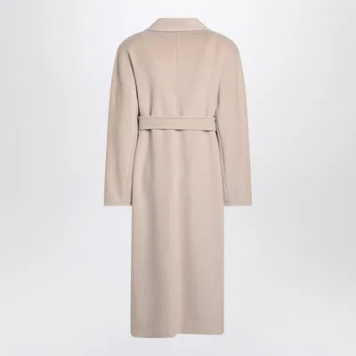 Max Mara Double-breasted Coat In And In Brown