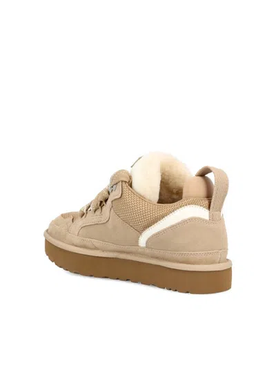 Ugg Stylish Boot-style Sneakers With Plush Lining In Neutral
