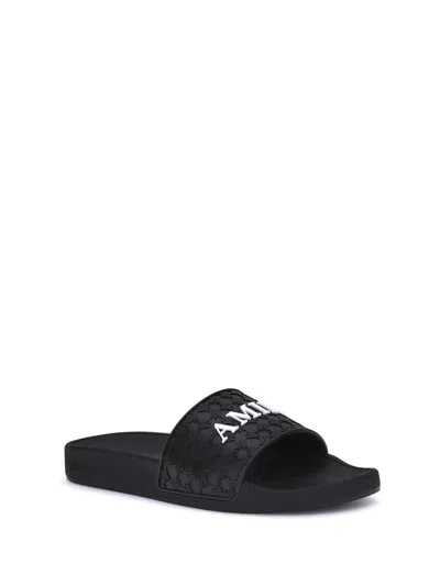 Amiri Modern Pool Slide Single Strap In Black
