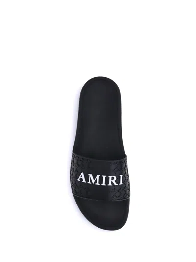 Amiri Modern Pool Slide Single Strap In Black