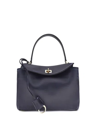 Balenciaga Rodeo Small Shoulder Bag In Used-effect Leather