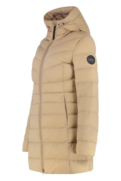 Canada Goose Clair Hooded Down Jacket In Yellow