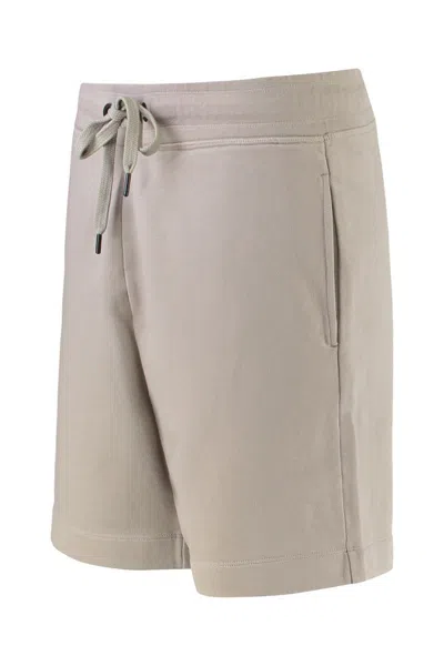 Canada Goose Drawstring Waist Cotton Bermuda Shorts In Neutral