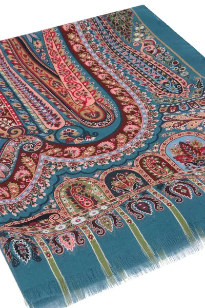 Etro Printed Silk Scarf