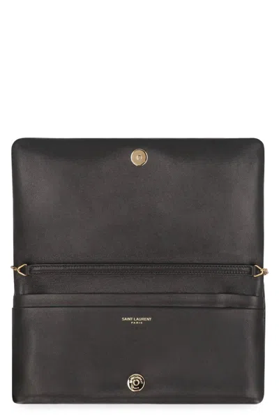 Saint Laurent Calypso Leather Mini Bag