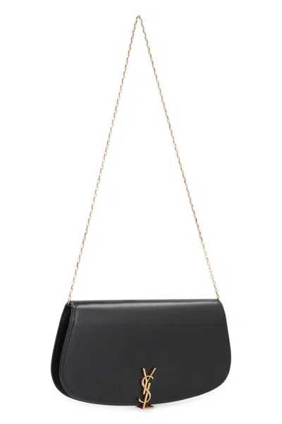 Saint Laurent Voltaire Leather Wallet On Chain