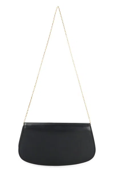 Saint Laurent Voltaire Leather Wallet On Chain
