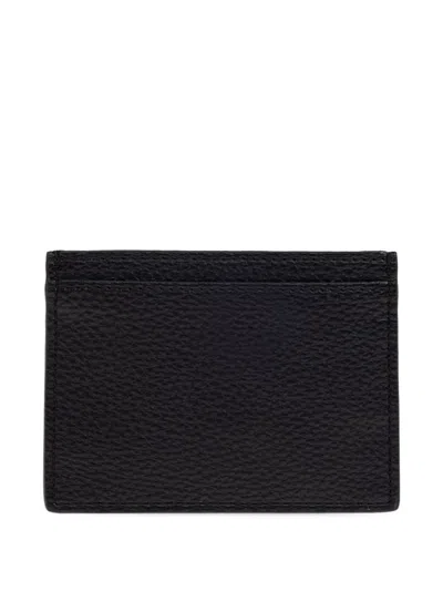 Vivienne Westwood Orb Logo-plaque Card Holder In Black