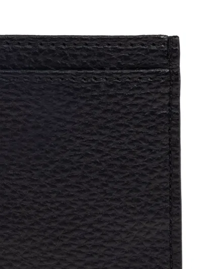 Vivienne Westwood Orb Logo-plaque Card Holder In Black