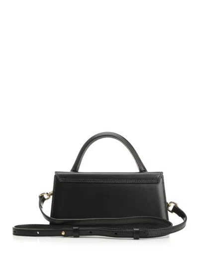 Jacquemus Shoulder Bags With Detachable Strap And Top Handle In Black