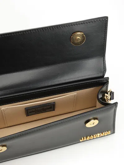Jacquemus Shoulder Bags With Detachable Strap And Top Handle In Black