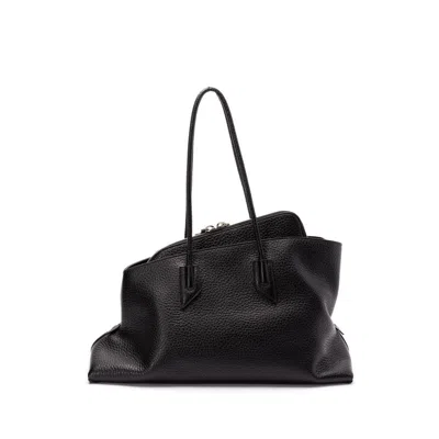 Attico Medium La Passeggiata Tote Bag In Black