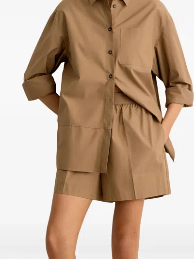12 Storeez High-rise Poplin Shorts