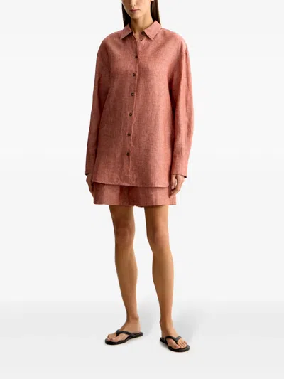 12 Storeez Button-up Linen Shirt