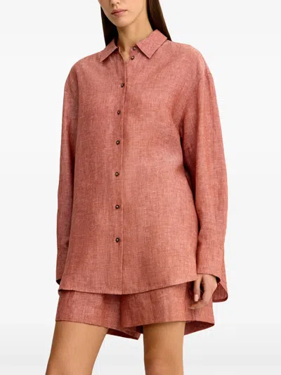 12 Storeez Button-up Linen Shirt