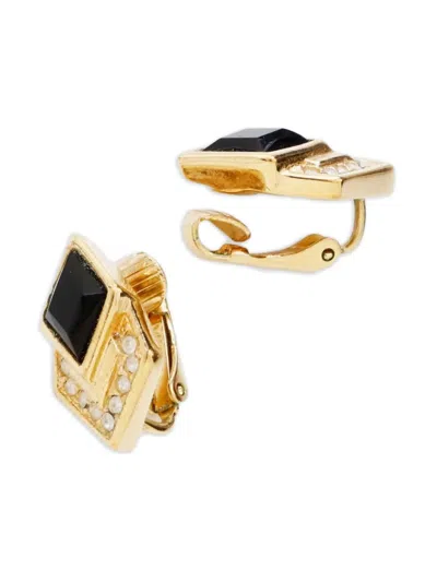 Pre-owned Dior 1980-1990s Rhinestone Earrings