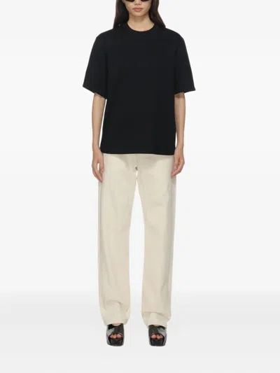 Carven Short-sleeve T-shirt In Black