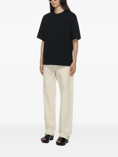 Carven Short-sleeve T-shirt In Black