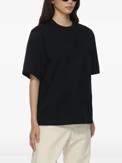 Carven Short-sleeve T-shirt In Black
